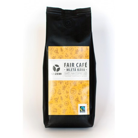 Fair Café, mletá káva NaZemi, 250g